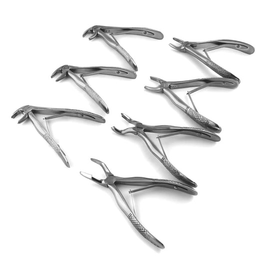 Baby Tooth Extraction Forceps (Set of 7)