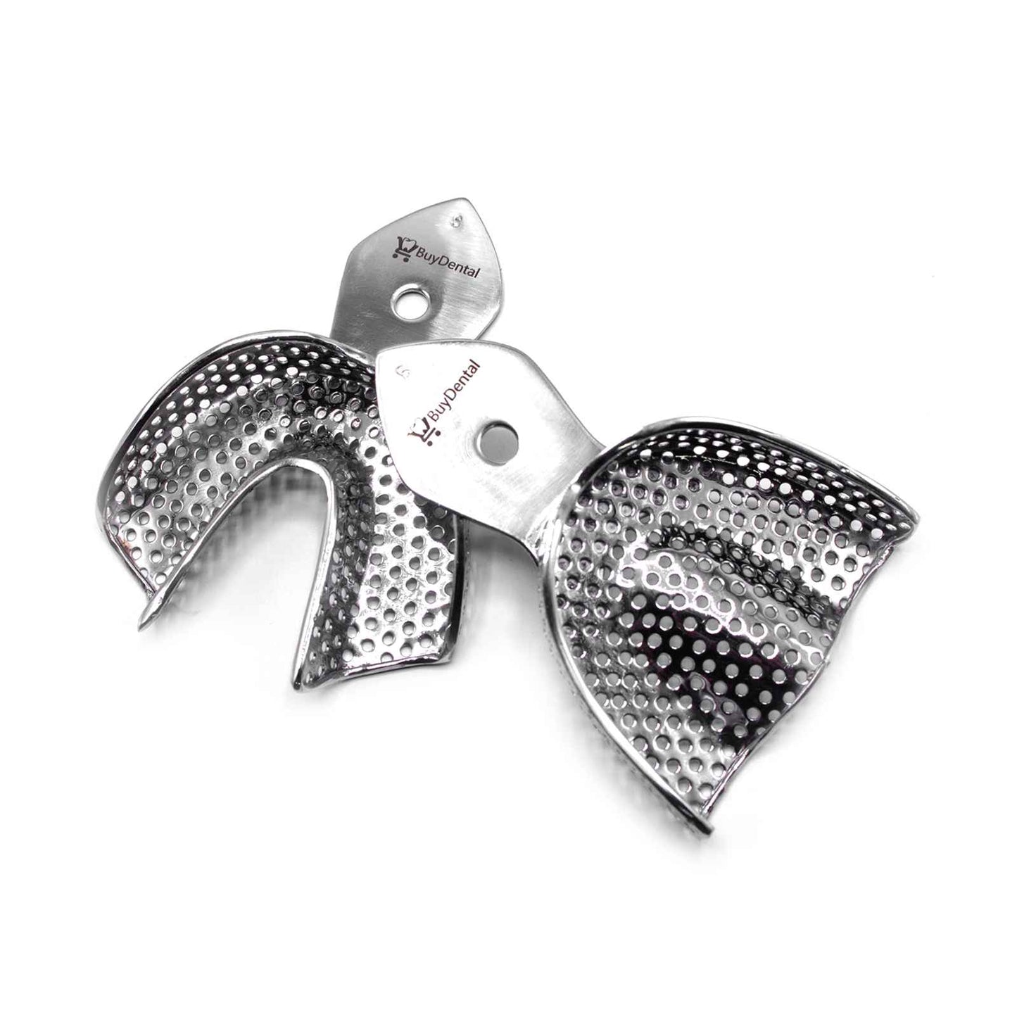 Dentulous Steel Perforated with Rim Impression Trays