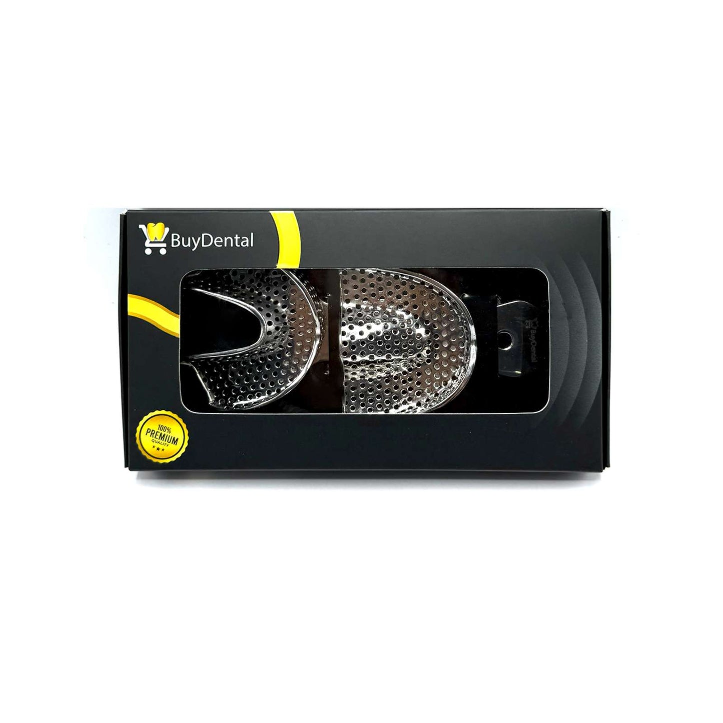 Dentulous Steel Perforated with Rim Impression Trays