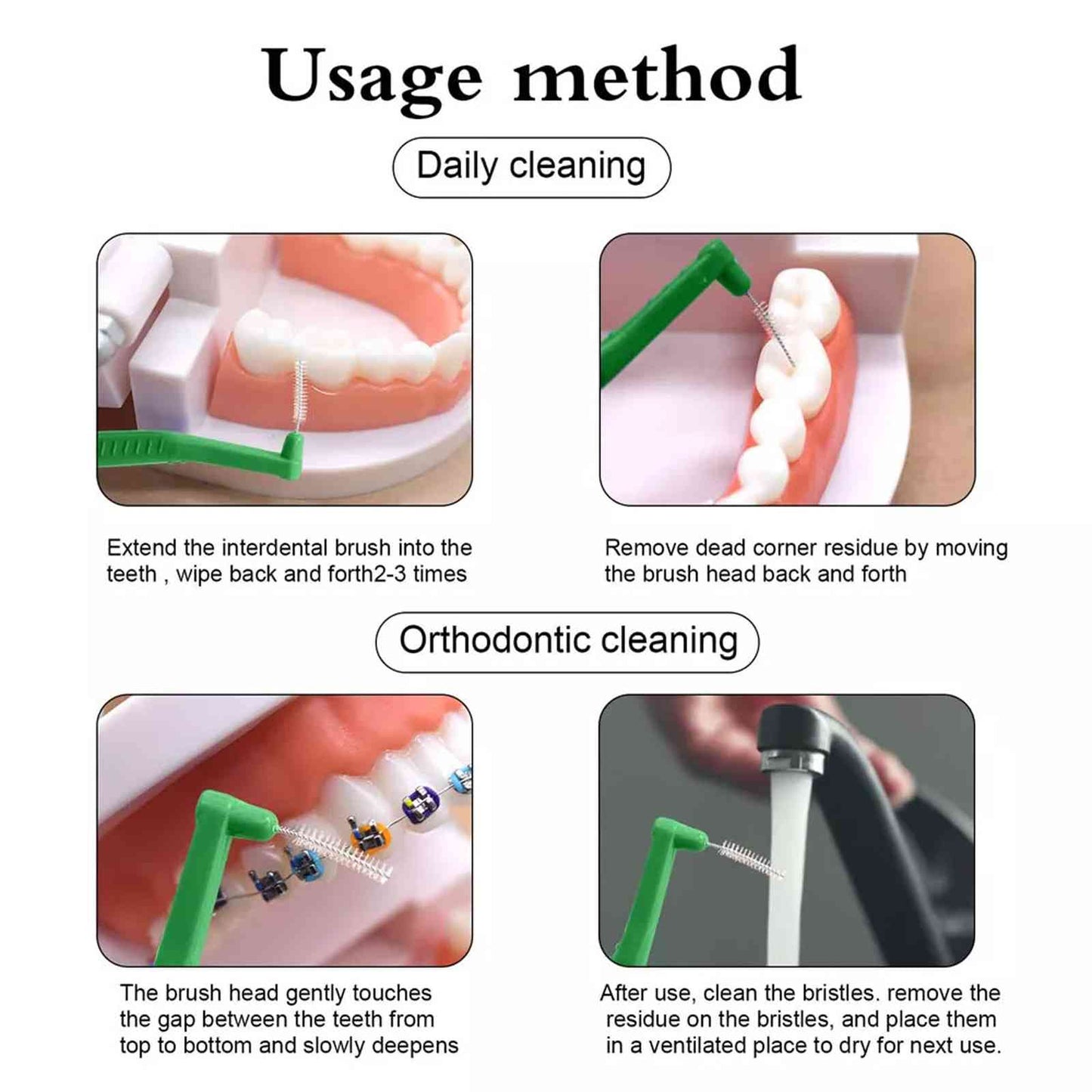 Interdental Orthodontic Brushes