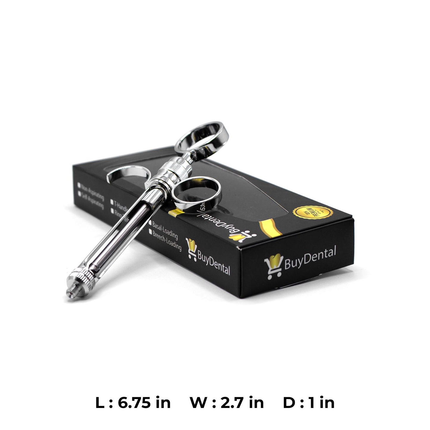 2.5-Ring Type Aspirating Syringe