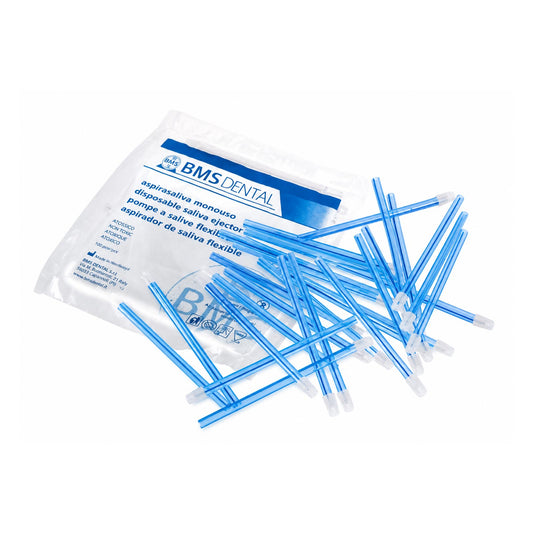 BMS (ITALY) - Saliva Ejector / Suction Tips With Removable Cap