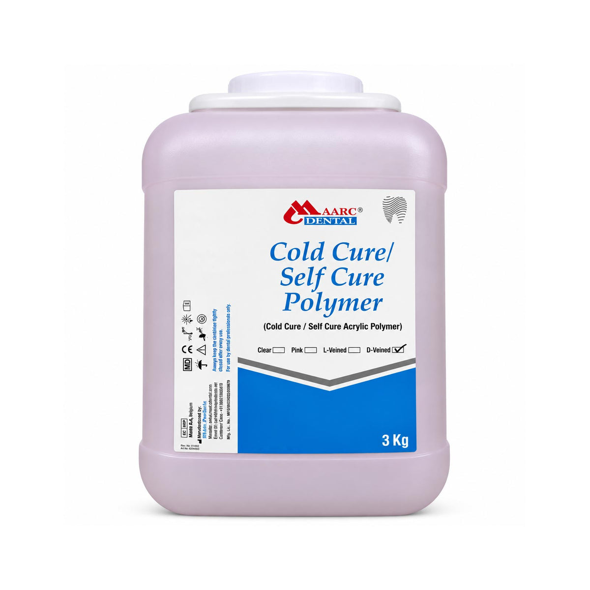Maarc Dental - Cold Cure / Self Cure Powder - 3 Kg