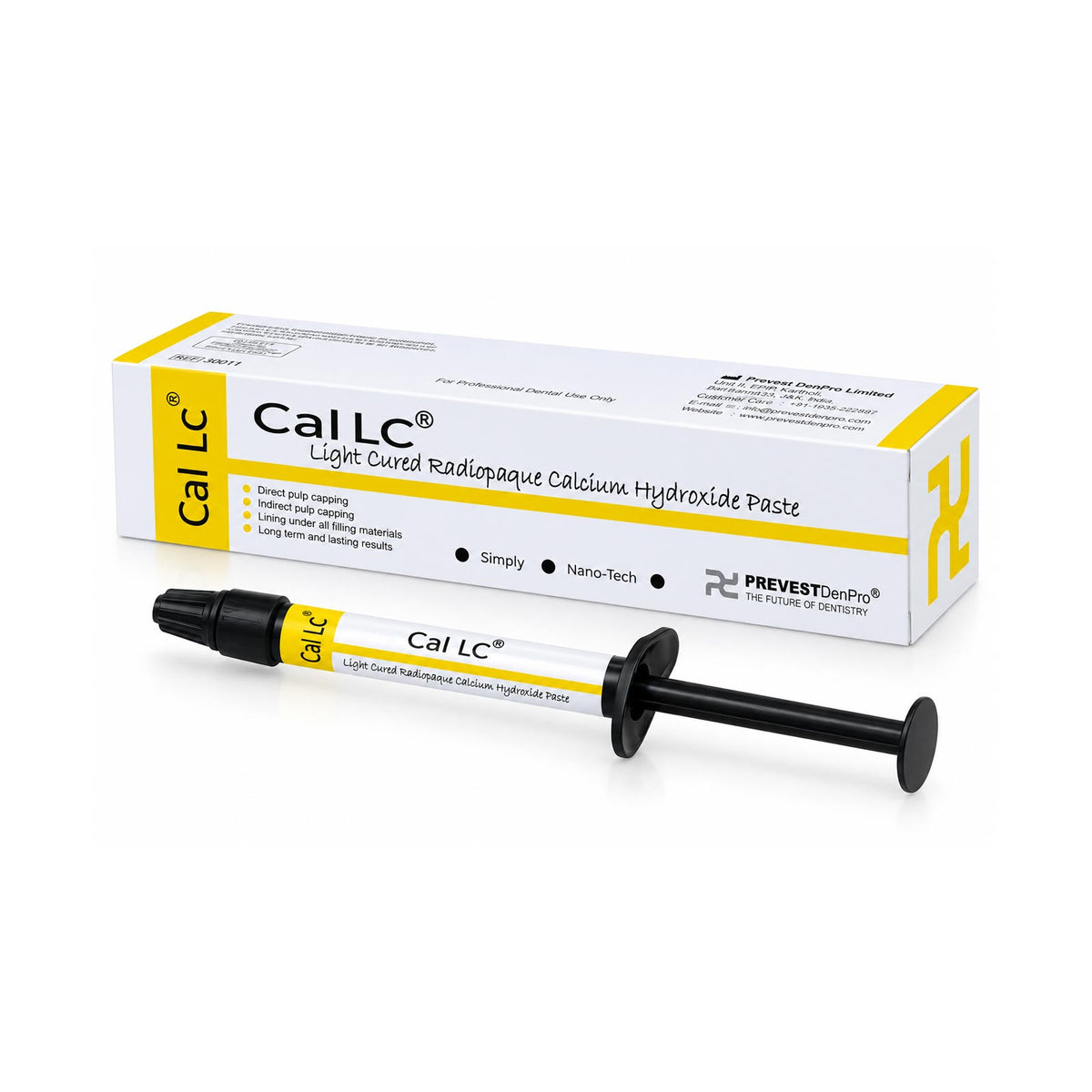 Prevest DenPro - Cal LC - Light Cured Radiopaque Calcium Hydroxide Paste