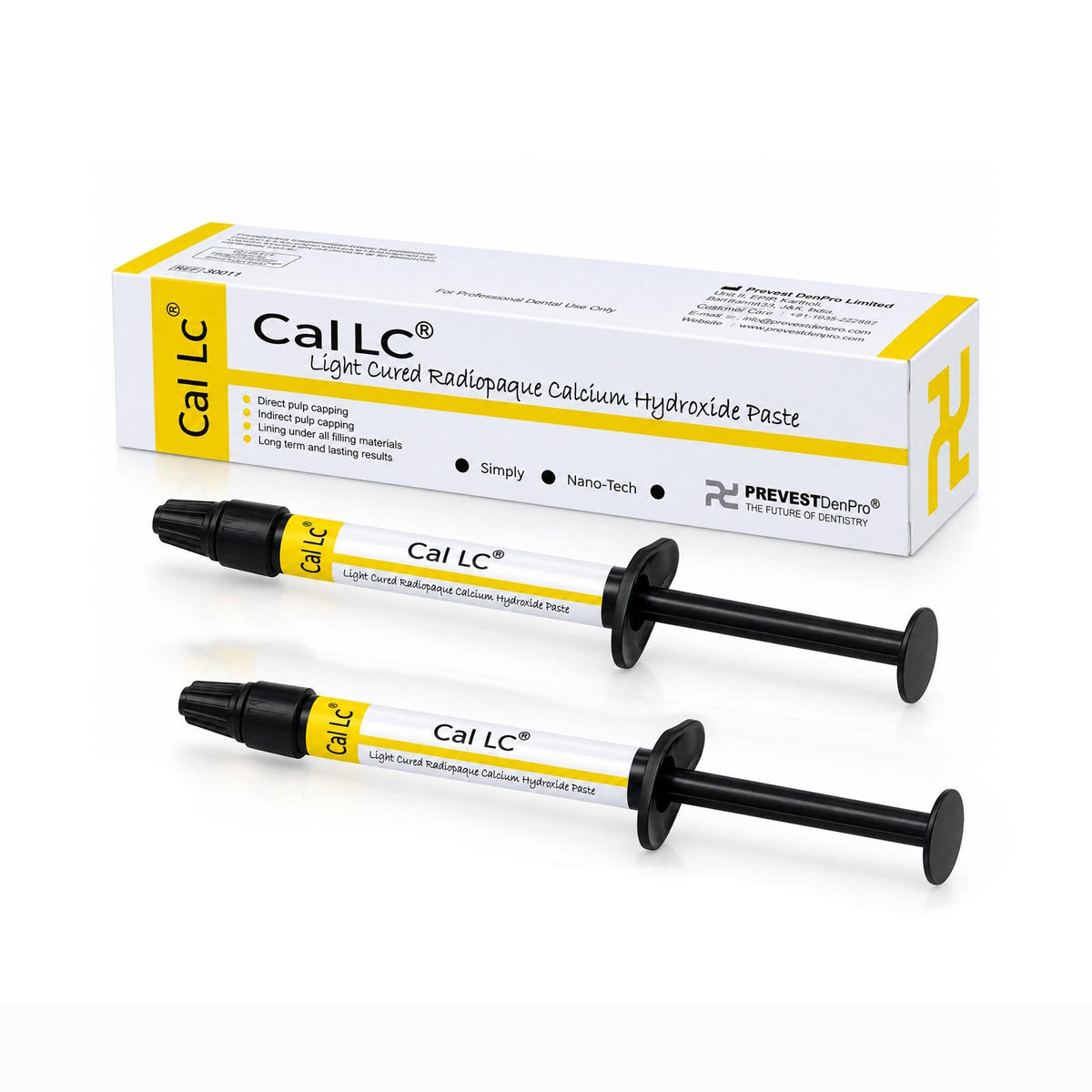 Prevest DenPro - Cal LC - Light Cured Radiopaque Calcium Hydroxide Paste