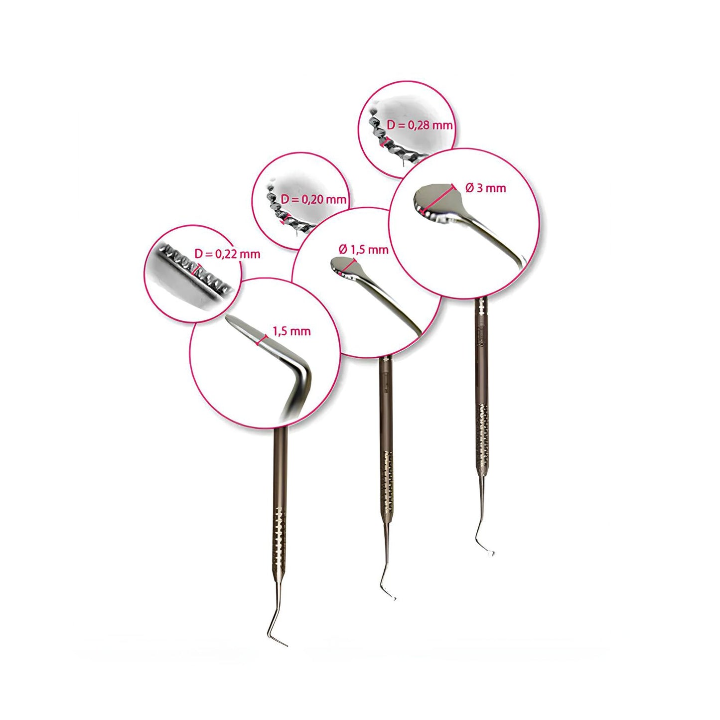 Retraction Cord Packer - Set of 3