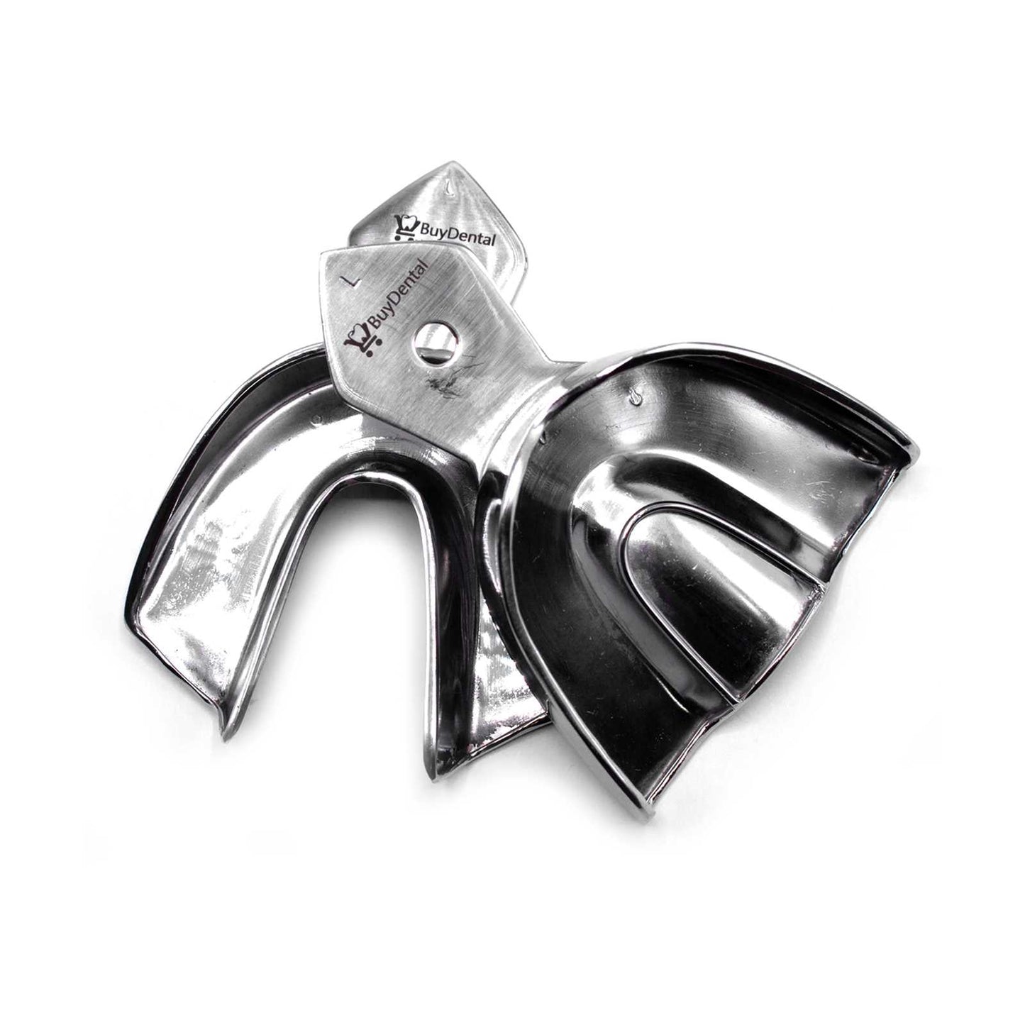 Dentulous Steel Non Perforated with Rim Impression Trays