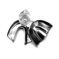 Dentulous Steel Non Perforated with Rim Impression Trays