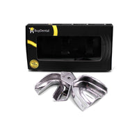 Dentulous Steel Non Perforated with Rim Impression Trays