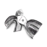 Dentulous Steel Perforated with Rim Impression Trays