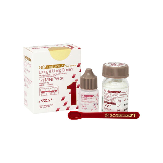 GC - Gold Label 1 Mini - Glass Ionomer luting and lining Cement