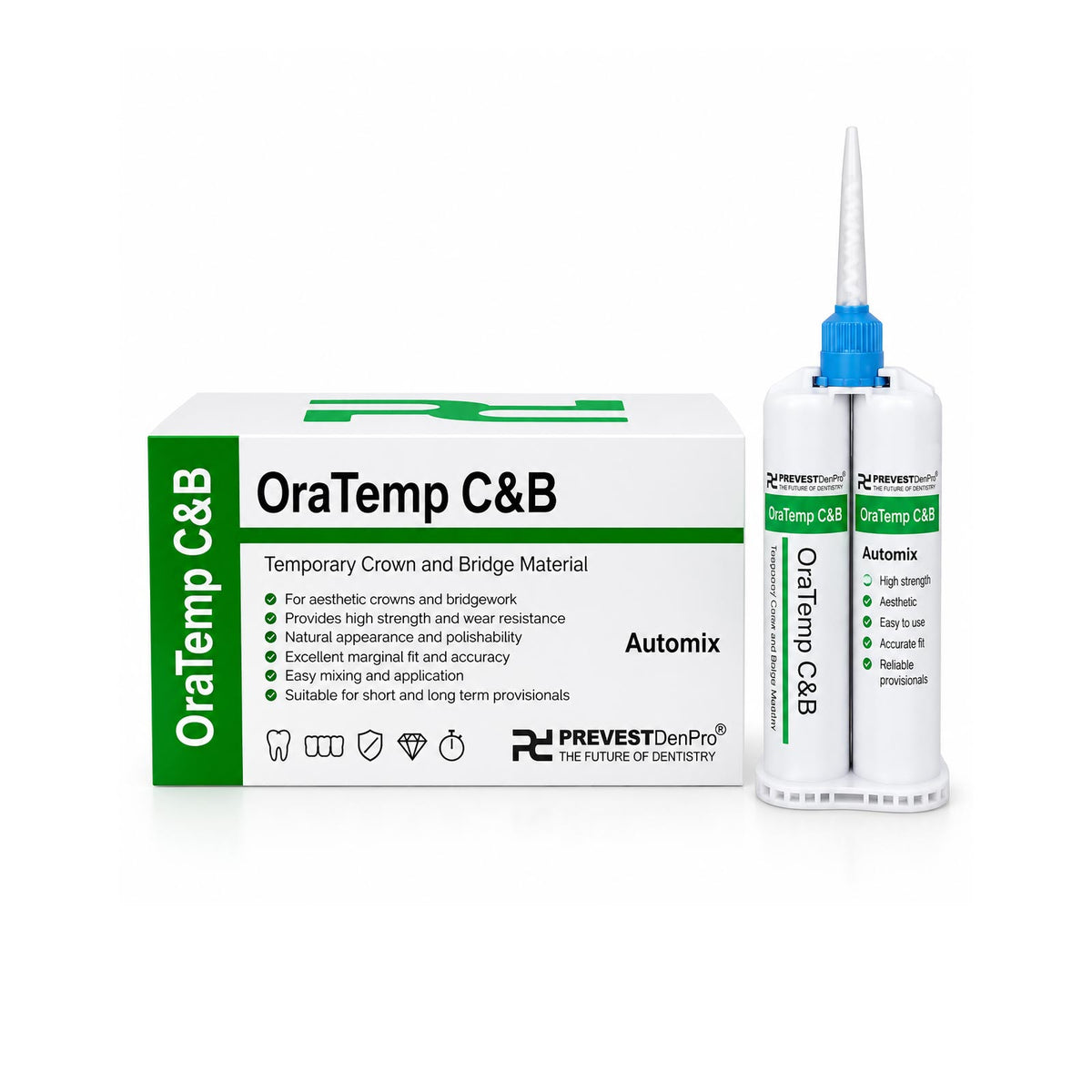 Prevest DenPro - OraTemp C&B - Temporary Crown & Bridge Material