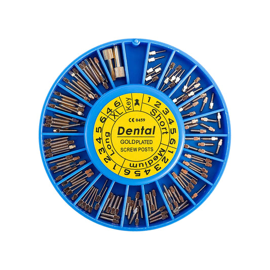 Dental Screw Posts (Gold Plated)