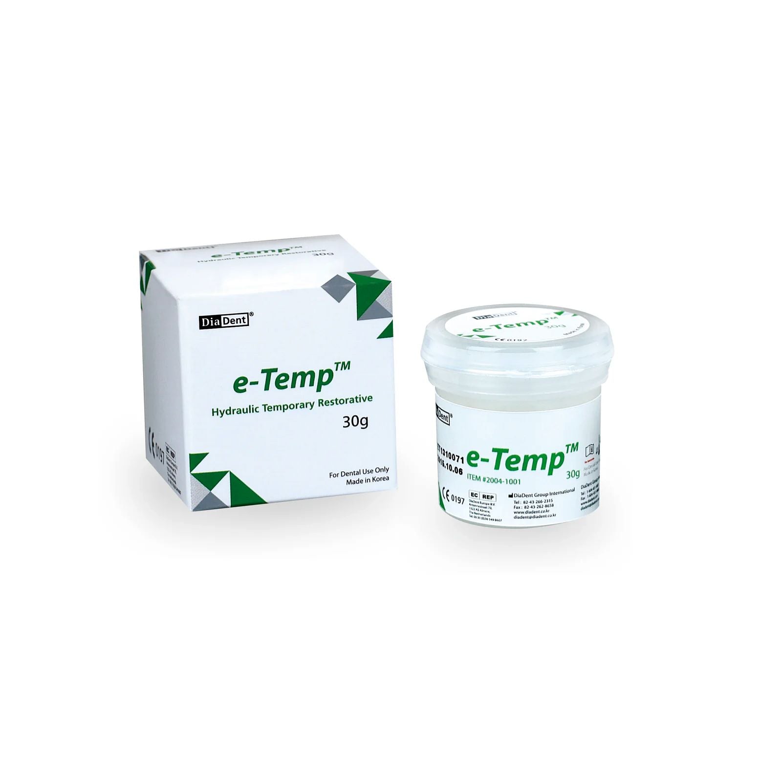 Diadent E-Temp | Temporary Dental Filling Material UAE – Buydental UAE