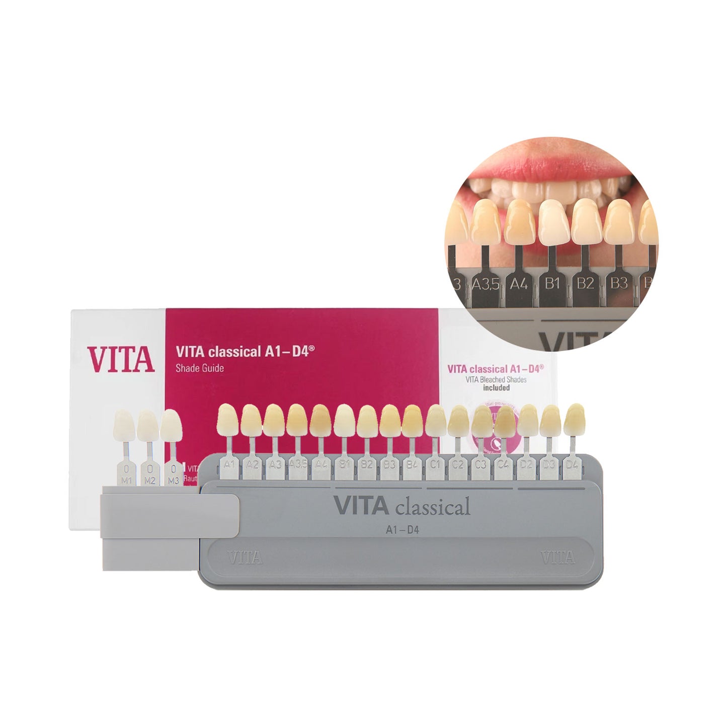 Vita Classical A1-D4 Shade Guide With Bleached Shades